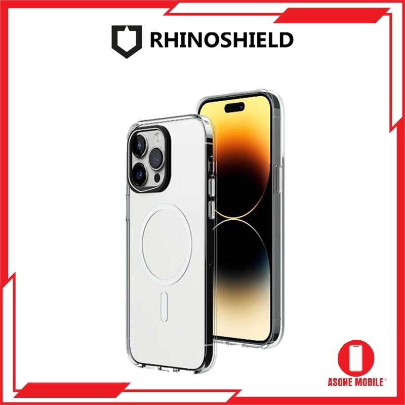 RHINOSHIELD Clear Case Compatible with Magsafe for iPhone 14 / 13 / 12 Pro  Max Advanced Yellowing Resistance | Shopee Malaysia