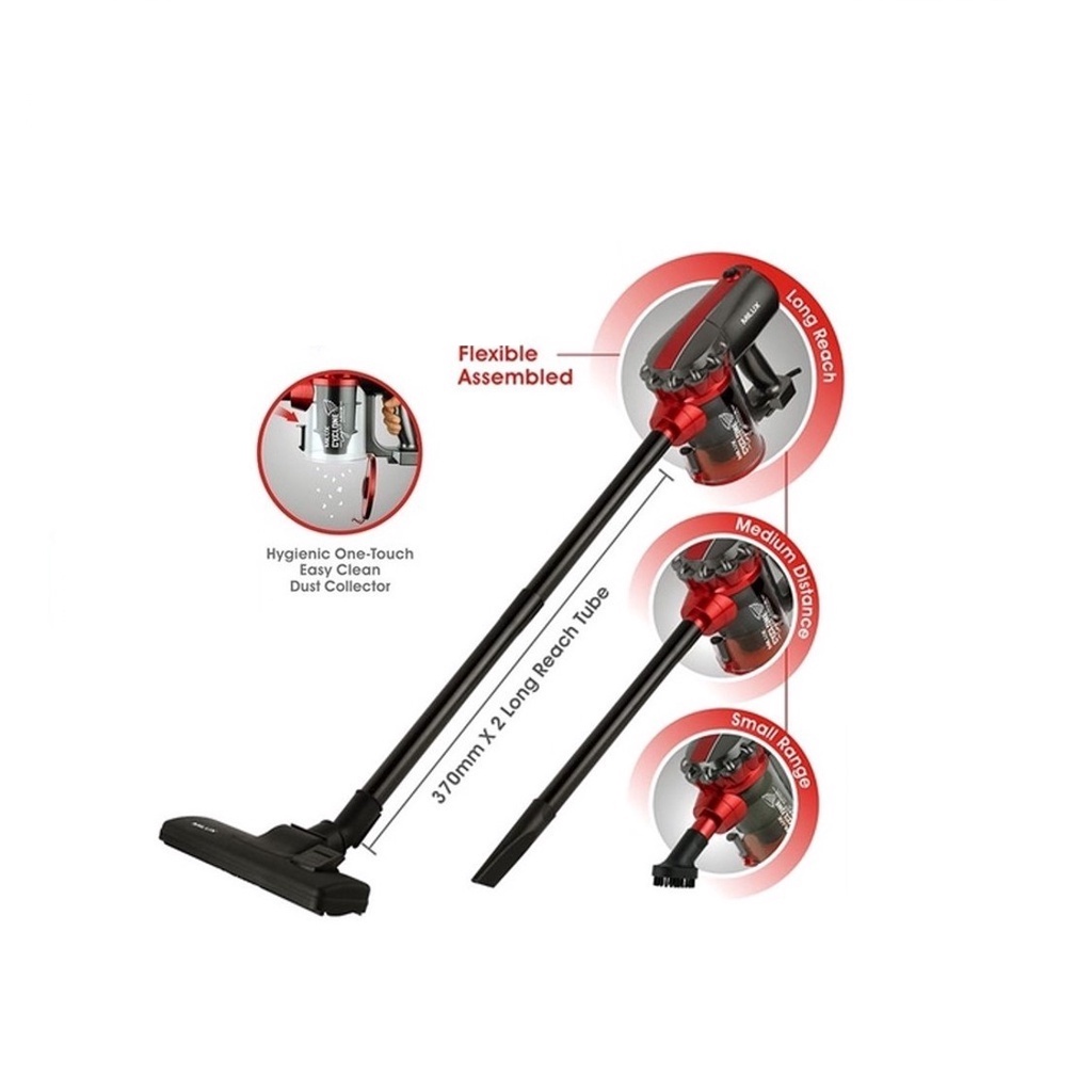 Milux Wired Cyclonic Handheld Vacuum Cleaner MVC821 Shopee Malaysia