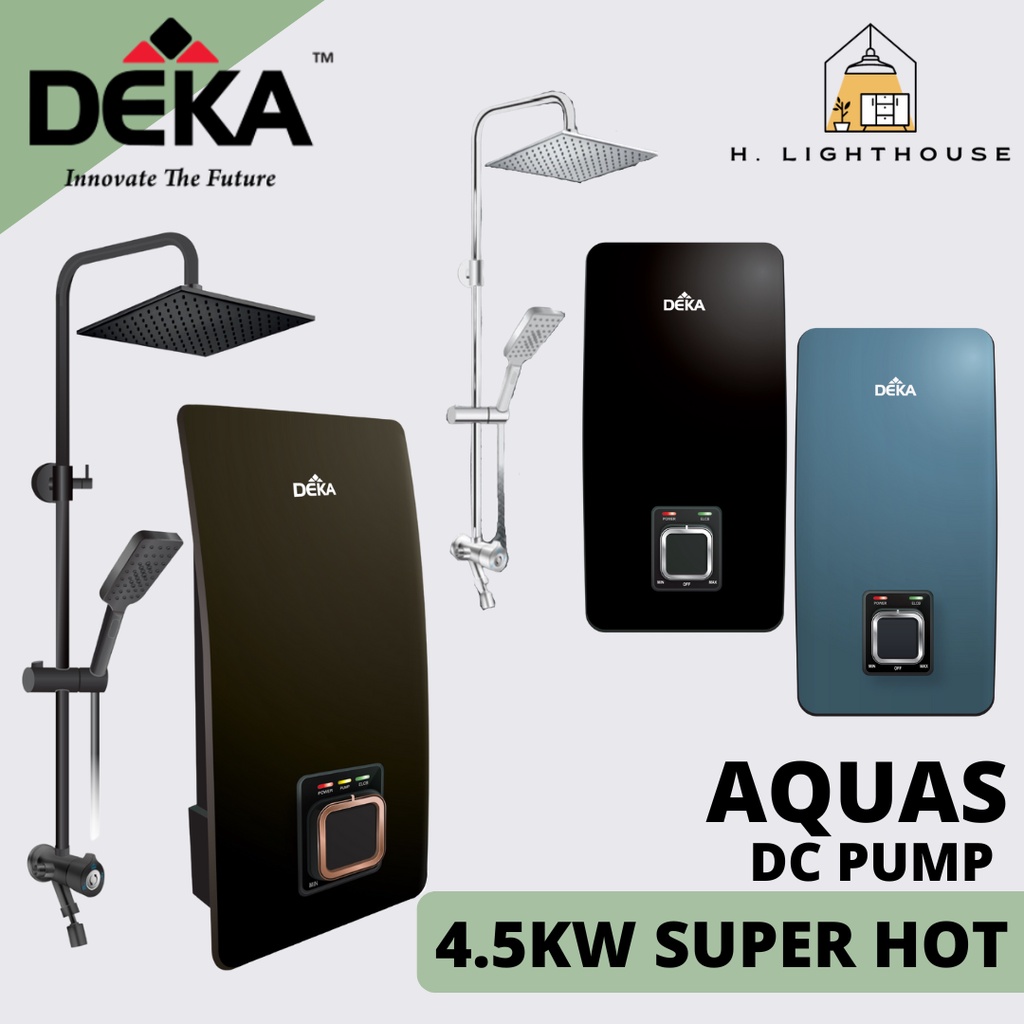 Deka AQUAS AQ88 AQ66 AQ33 DC Booster Inverter Pump with Rainshower