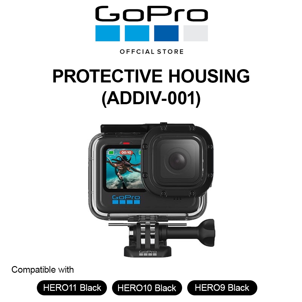 GoPro HERO11 HERO10 HERO9 Black Protective Housing + Waterproof Case ...