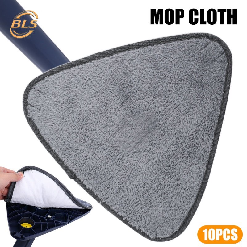 10 Pcs/Lot Microfiber Water Absorbent Mop Cloth/ Triangle Replacement