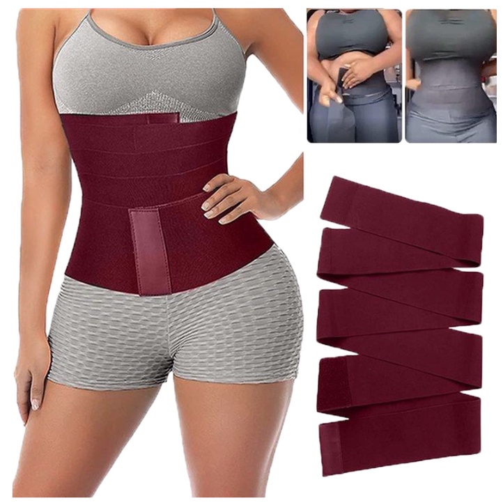 3M-6M Bengkung Zap Bersalin Pantang Korset Waist Trainer Body Shaper Sweat Slimming Belt Shapewear Women Belt Wraps