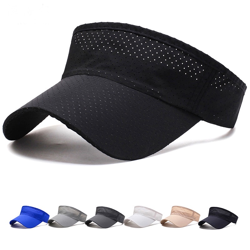 Unisex Cap Quick-drying Mesh Cap Outdoor Breathable Sun Hat Topoff Sport Cap Golf Cap Jogging Cap Visor C21