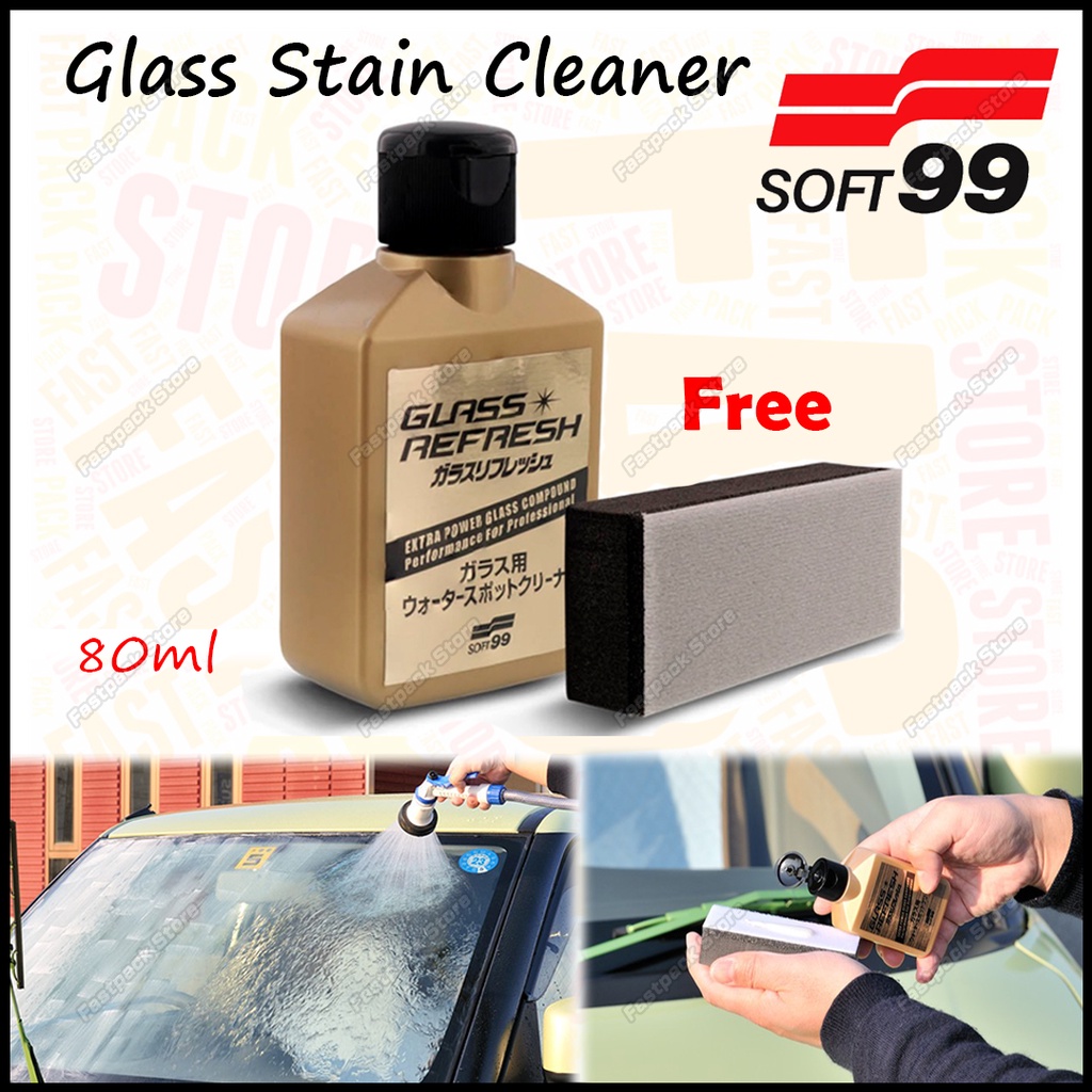 Soft 99 Soft99 Glass Stain Cleaner Glass Refresh Oil Film Original ...