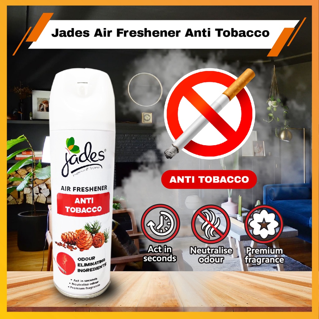 JADES Anti Tobacco Air Freshener / Deodorizer ( Remove Smoke Odors ) Fragrance & Perfume