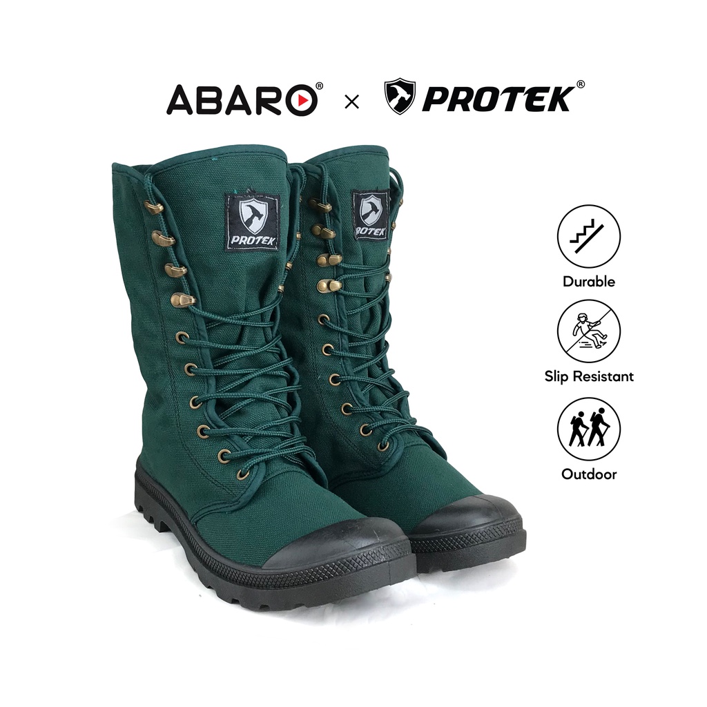 ABARO Protek-JBA741A1 Men Palladium Jungle Boots/Anti Slip/Hiking Shoes/Trekking/Kasut Hutan/Kasut Askar/登山鞋/爬山鞋/芭鞋