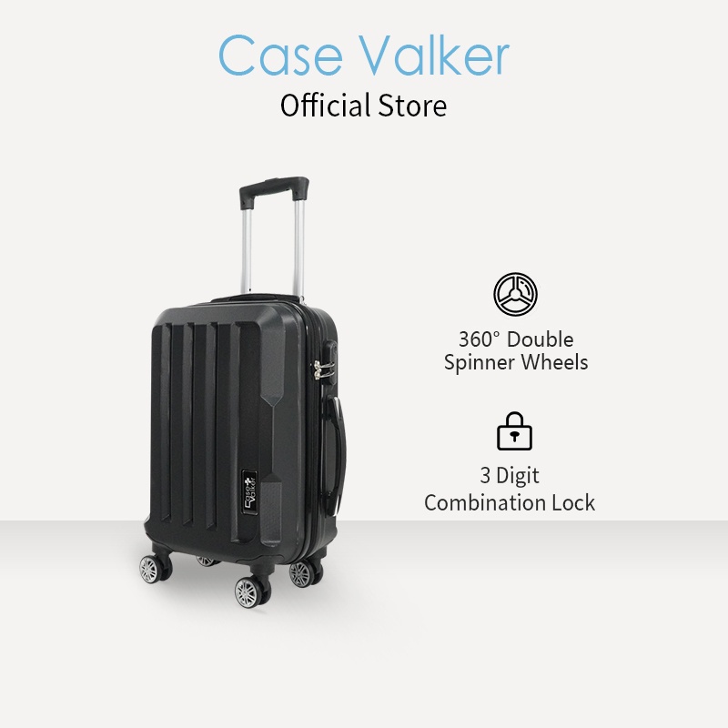 Case Valker 20" Suitcase Fashion ABS Ultralight Weight
