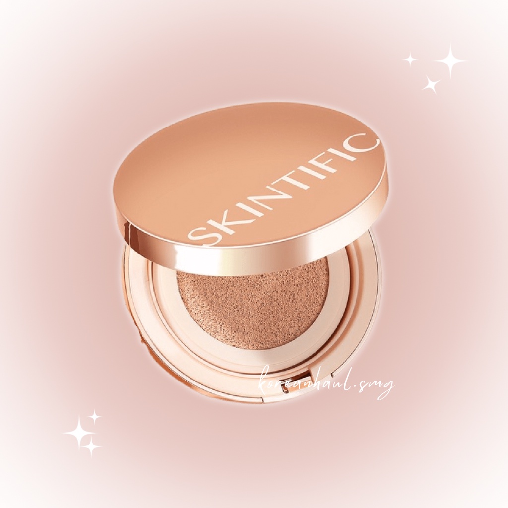 Skintific Cover All Perfect Cushion High Coverage Poreless & Flawless Foundation 24H Long-lasting SPF35 PA++++