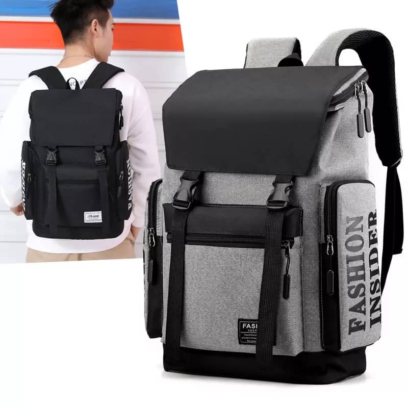 Kingkong Mama Fashion Insider Men Women Teenage Backpack Travel Casual Bag Beg Galas 2Y4