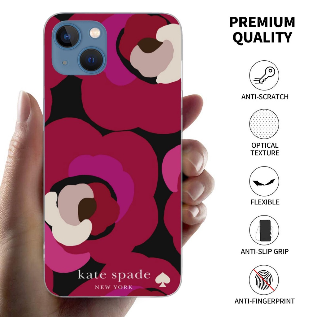 Ready Stock! Kate Spade Fashion Luxury Clear Phone Case Protector For  IPhone 14 13 12 11 Pro Max Mini XS XR 7 8 Plus SE | Shopee Malaysia