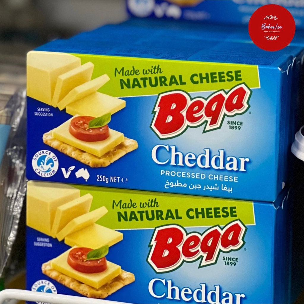 BEGA CHEDDAR CHEESE 250G KEJU CHEDDAR PROCESSED CHEDDAR CHEESE