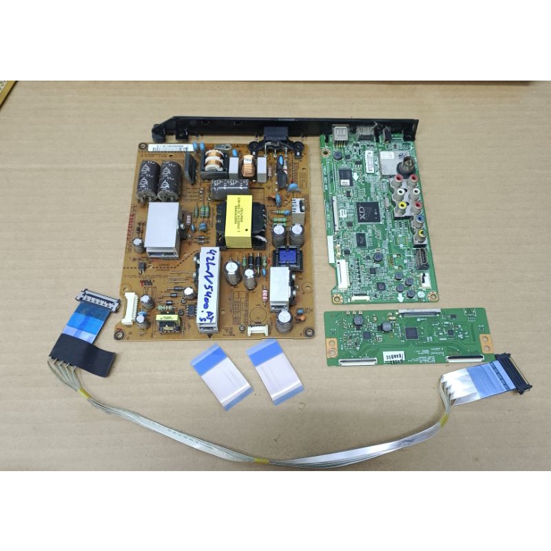 LG 42ln5400.ats System Board Power Supply Tcon Ribbon Lvds TV Sparepart