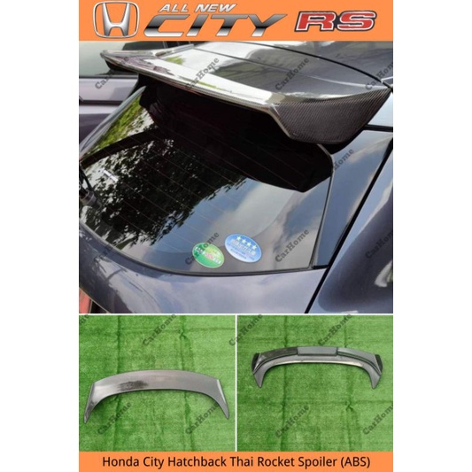 Honda City hatchback Rocket Spoiler Thai RS Spoiler Material ABS SG