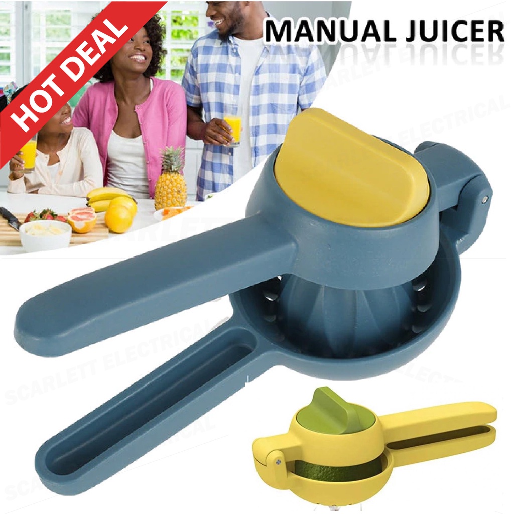 Manual Lemon Squeezer Dual-Action Citrus Press Lime Juicer Fruits Juice Extractor / Pemerah Jus