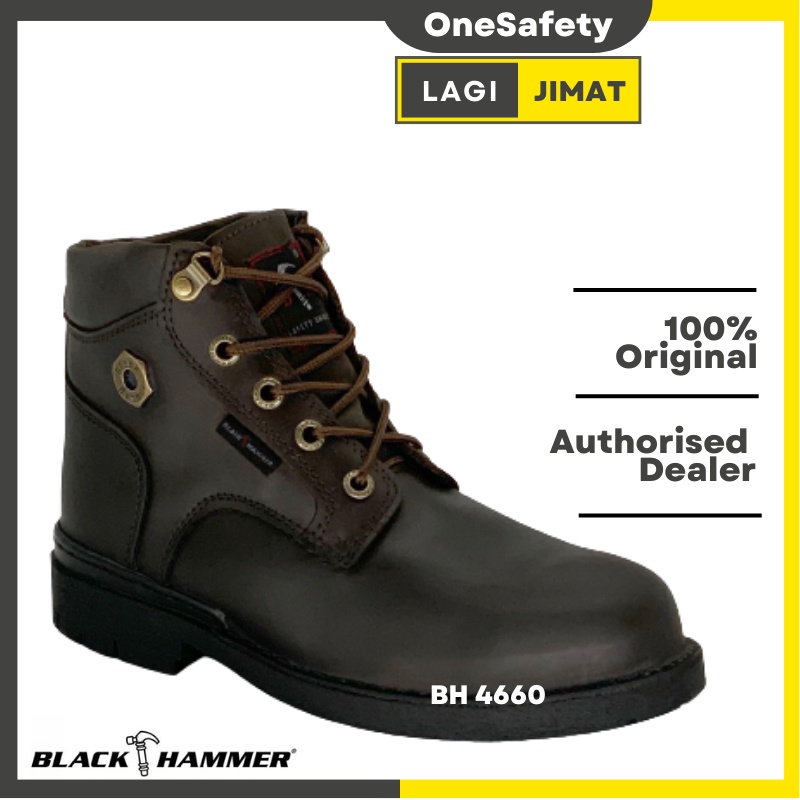 【LOWEST PRICE IN TOWN🔥】ORIGINAL BLACK HAMMER Safety Shoes Men Safety
