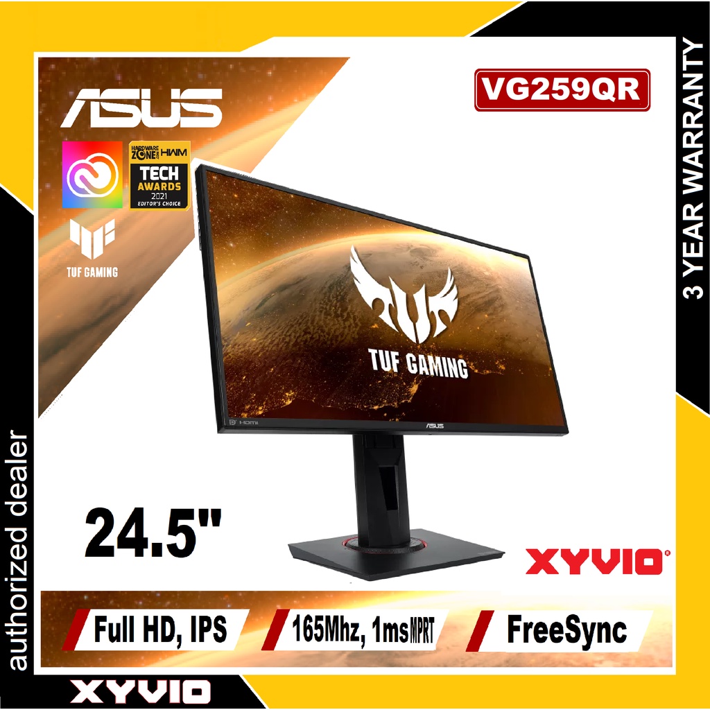ASUS 24.5" VG259QR VG Series TUF Gaming Monitor | Shopee Malaysia