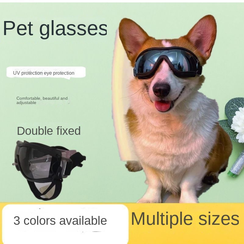 Adjustable Pet Dog Goggles Sunglasses Anti-UV Sun Glasses Eye Wear Protection Waterproof Windproof Sunglasses Pet Dog Supplies