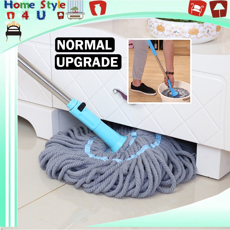 Mop Lantai Baik~Spin Mop Twist Mop Magic Spin Mop Water Locking Mop ...