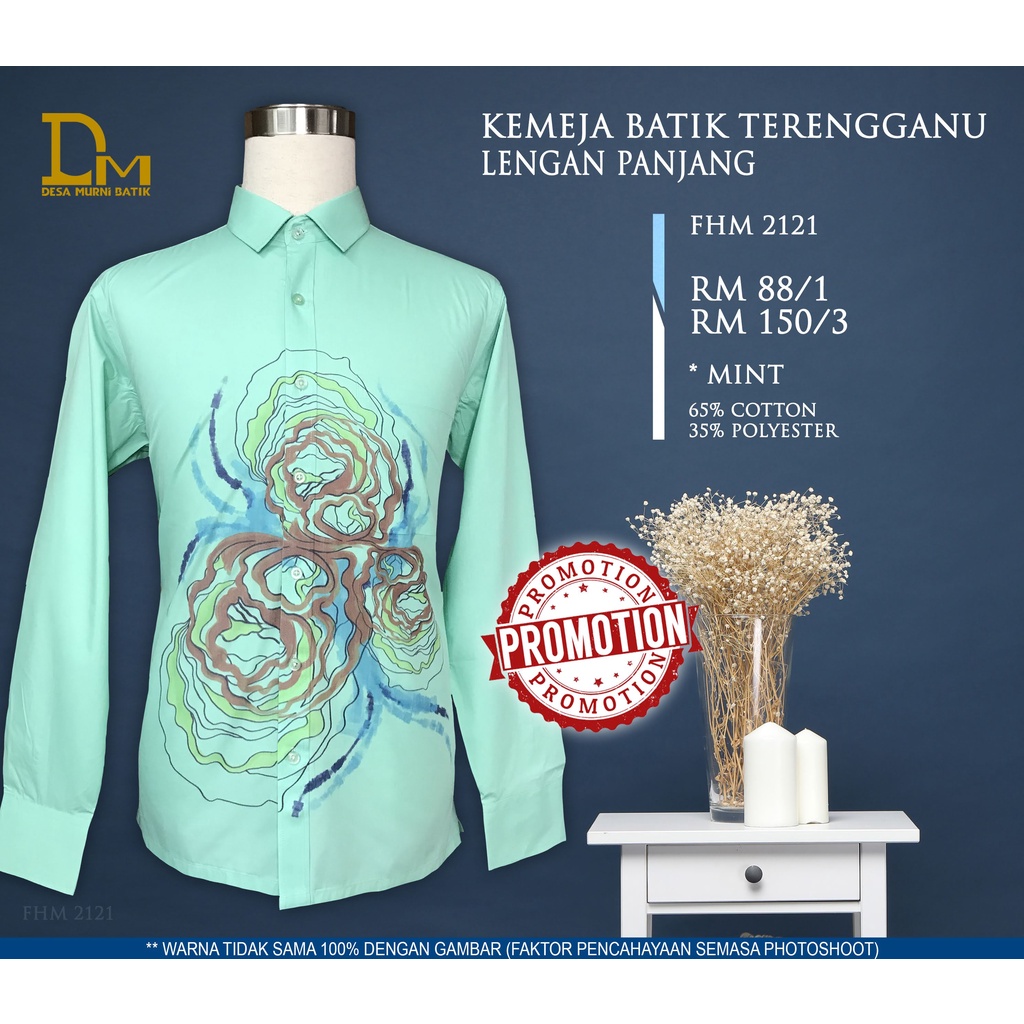 KEMEJA BATIK TERENGGANU-LENGAN PANJANG OFFER!READY STOCK ALBUM 03