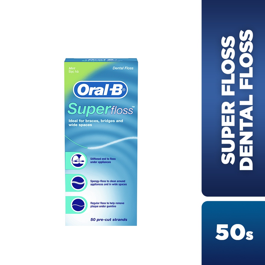 Oral-B Super Floss Oral-B Super Floss | Shopee Malaysia