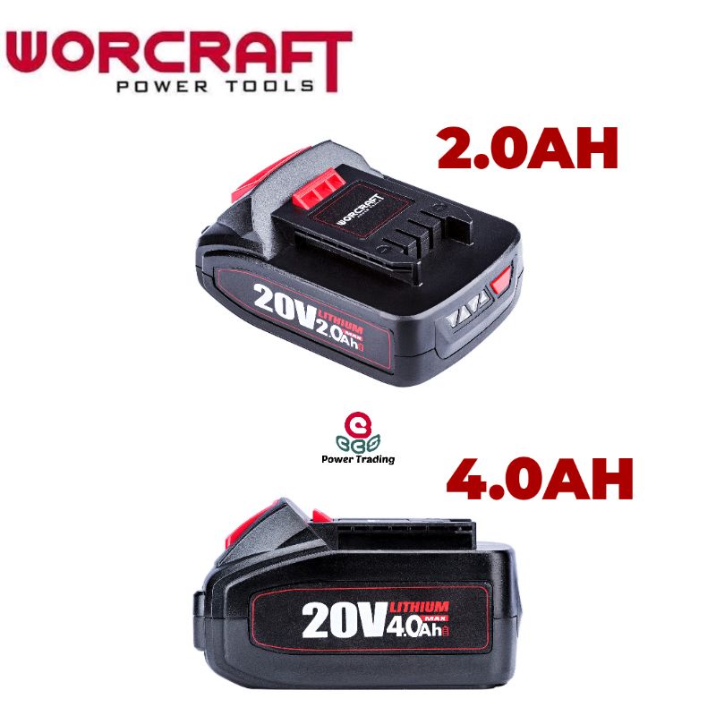 WORCRAFT 20V LITHIUM ION BATTERY PACK FAST CHARGING CHARGER Shopee