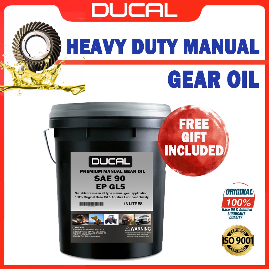 DUCAL MANUAL GEAR OIL SAE 90 EP-GL5 18 LITRES (FOR MANUAL GEARBOX ...