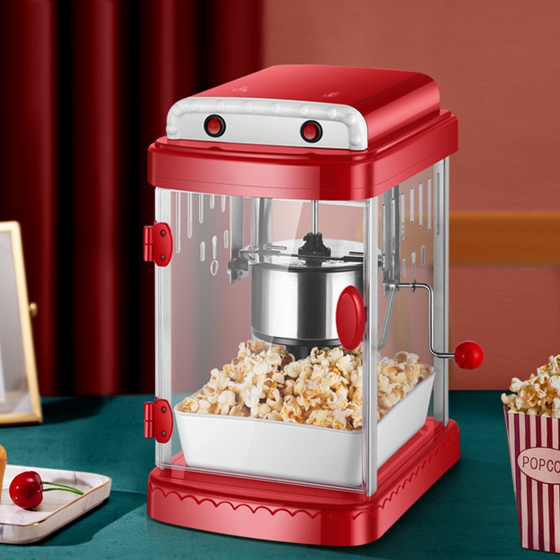 Popcorn maker,Popcorn machine home Automatic popcorn machine high popping rate non-stick coating