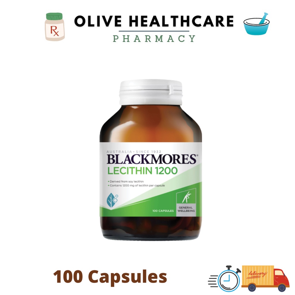 Blackmores Lecithin 1200mg 100 capsules Shopee Malaysia
