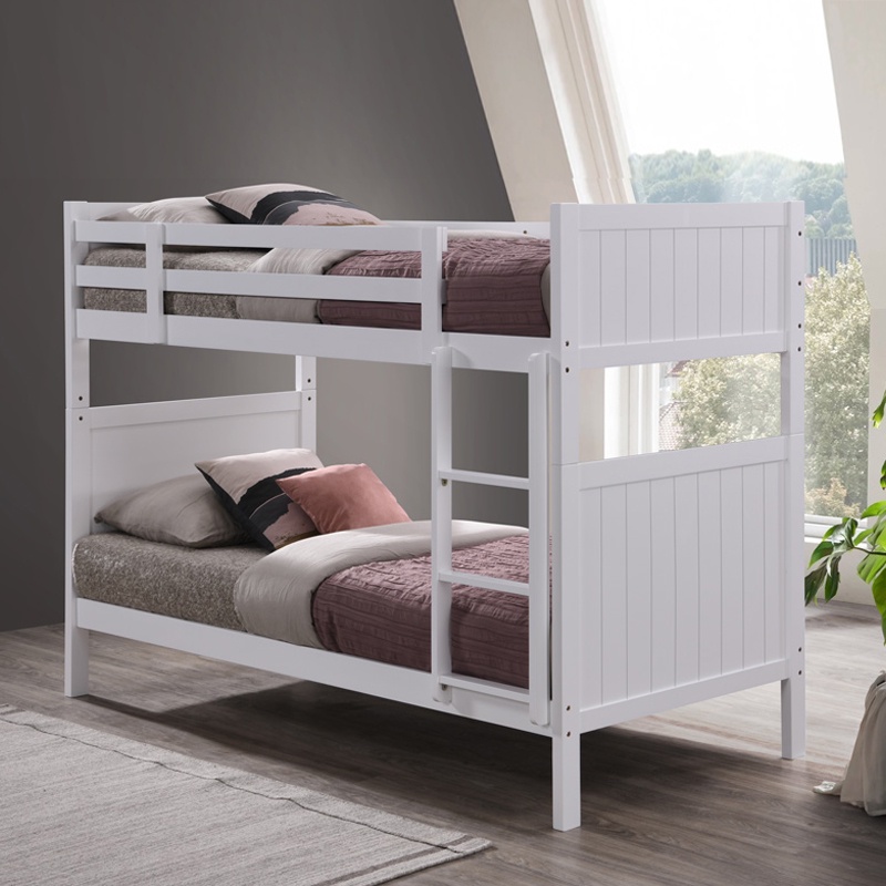 Furniture Mart NELSON solid wood double decker bunk bed/ ikea bed/ bunk