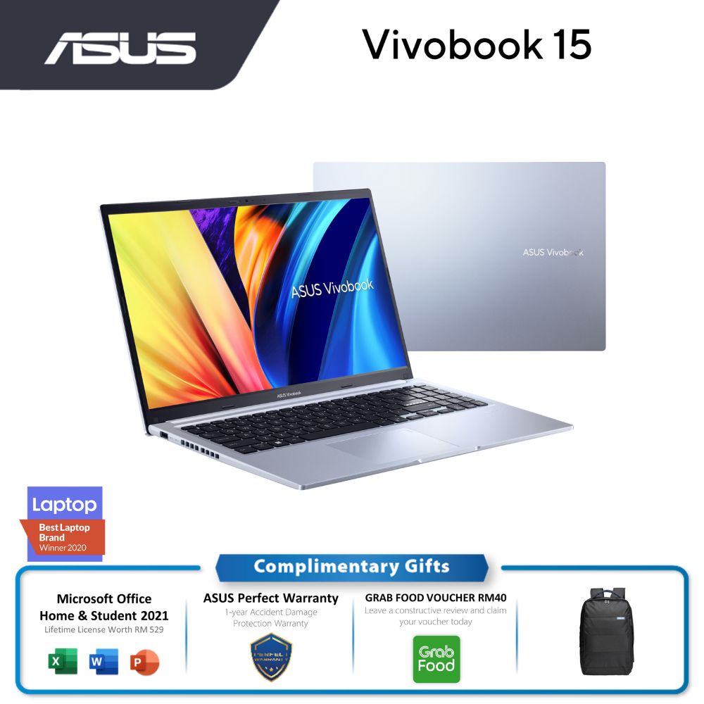 Asus VivoBook M1502I-AE8163WS TRANSPARENT SILVER Laptop | Ryzen 7-4800H ...