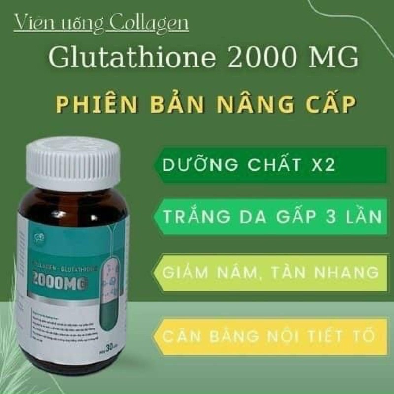 Combo Glutathione 2000 Beautiful Matte Skin Whitening Oral Tablet + DHC ...