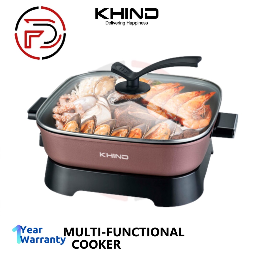 KHIND Multifunction Electric Skillet 5L HP7000 [ READY STOCK]