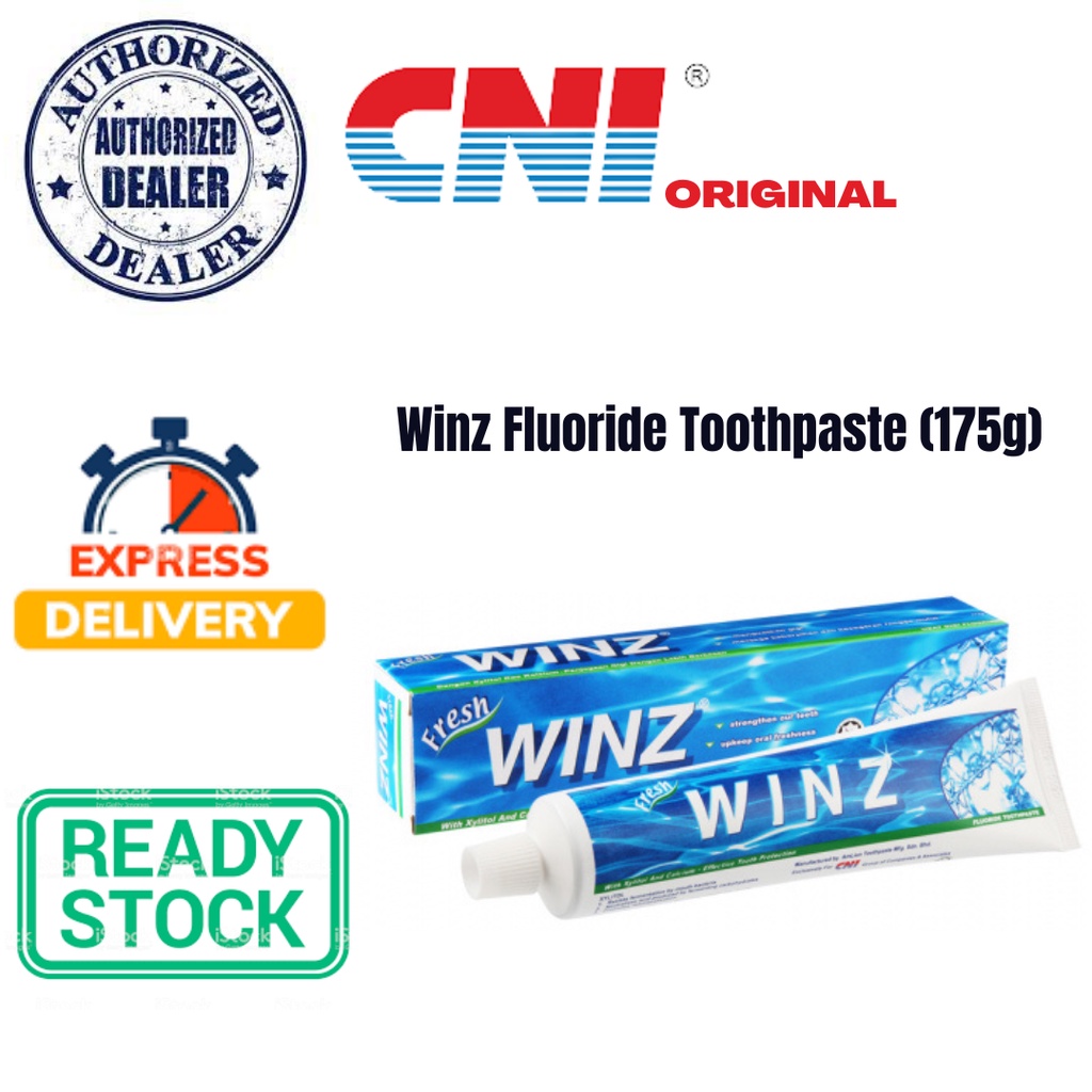 CNI Winz Fluoride Toothpaste, Ubat Gigi Winz, 175g With Xylitol
