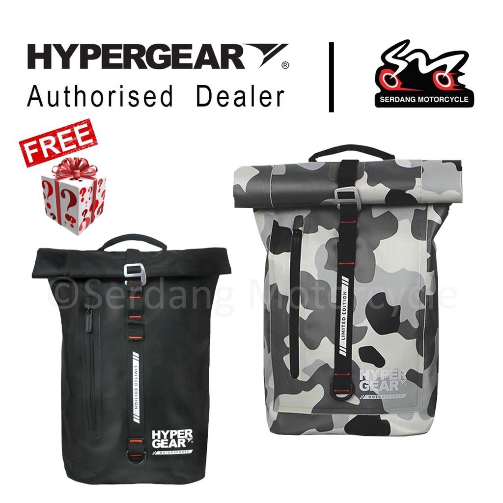 HYPERGEAR Waterproof Bag Backpack Dry Pac Aero Beg 25L 100 Original 1 Wear Warranty Shopee