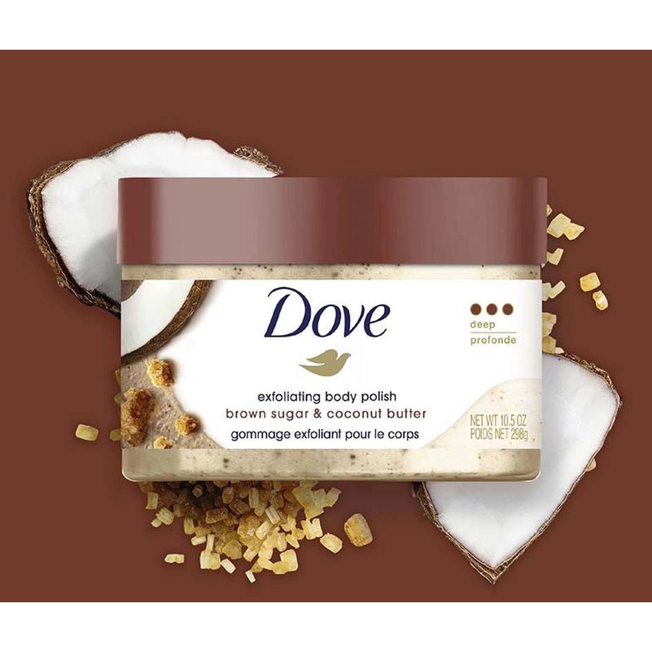 Dove BODY SCRUB American DOVE Exfoliating 298G Shopee Malaysia