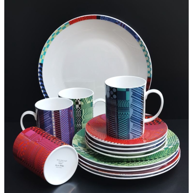 Royal Doulton Paolozzi Bone China Mugs & Dinning Plates Sold Separately