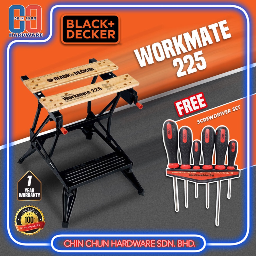 Black & Decker Wm225 Work Mate Work Bench Work Station Working Table 