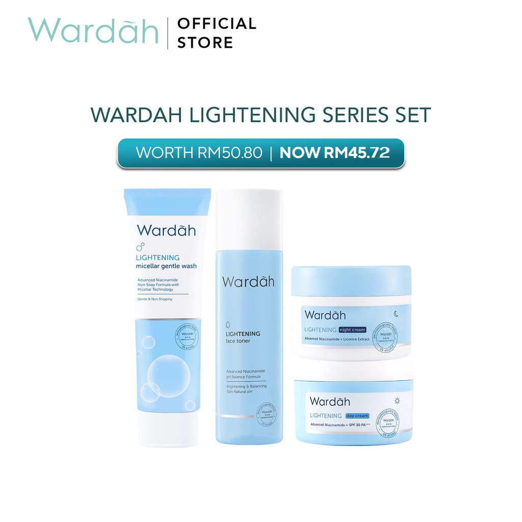 Wardah Lightening Series Bundle Set 