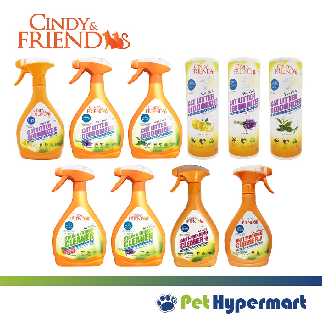 Cindy and Friends Cat Litter Deodorizer/ Anti Marking Spray / Wet