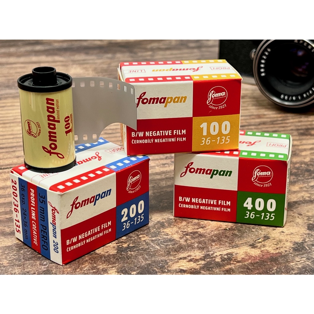 Lot De 10 Films FOMAPAN 400 135/36 – Pellicule Photo Noir Et Blanc (expiration 01/2024)