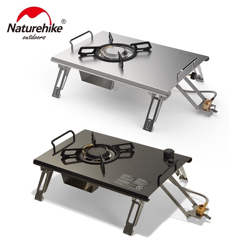 Naturehike Portable Desktop Stainless Steel Gas Stove Foldable Camping