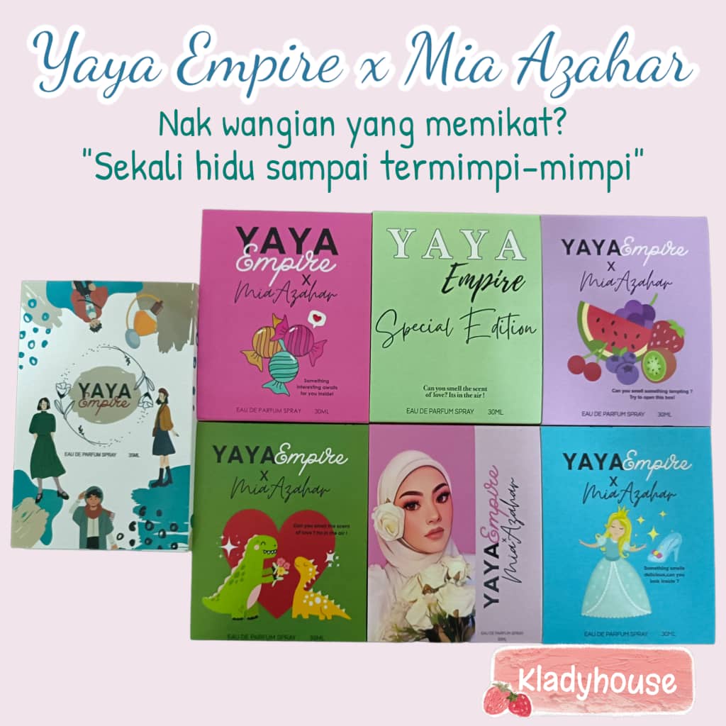 READY STOCK‼️ YAYA EMPIRE X MIA AZAHAR PERFUME SPRAY