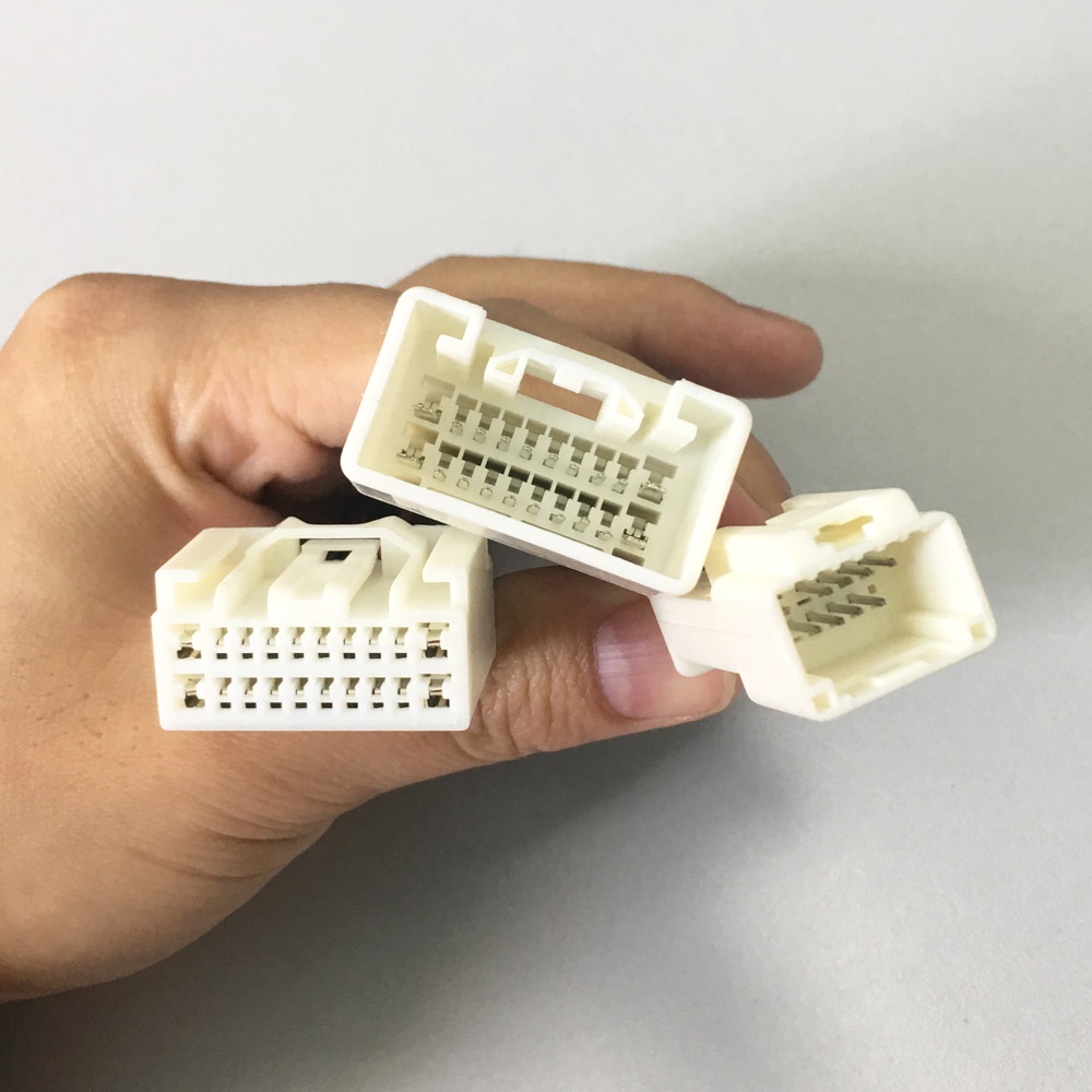 Car Radio Wire Wiring Harness Adapter Connector Adaptor Plug add 12pin