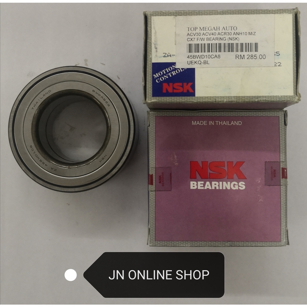 Front Wheel Bearing (100% NSK THAILAND) for Toyota Camry ACV30 ACV40 ...