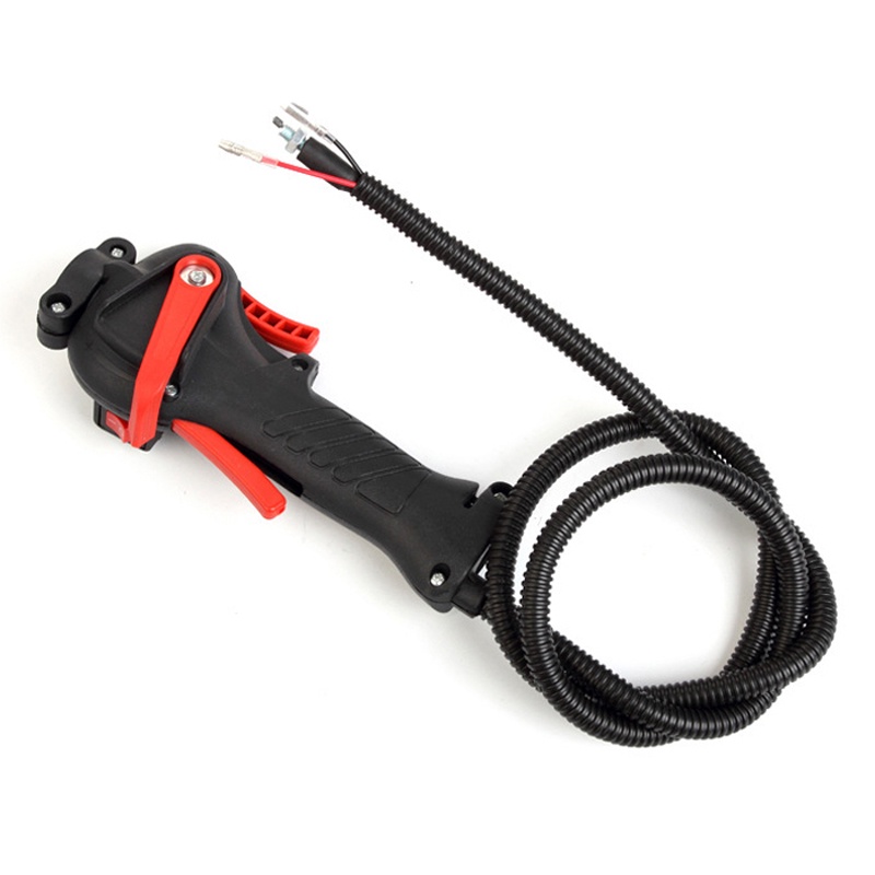 New Strimmer Brushcutter Trimmer Handle Switch + Throttle Trigger Cable ...