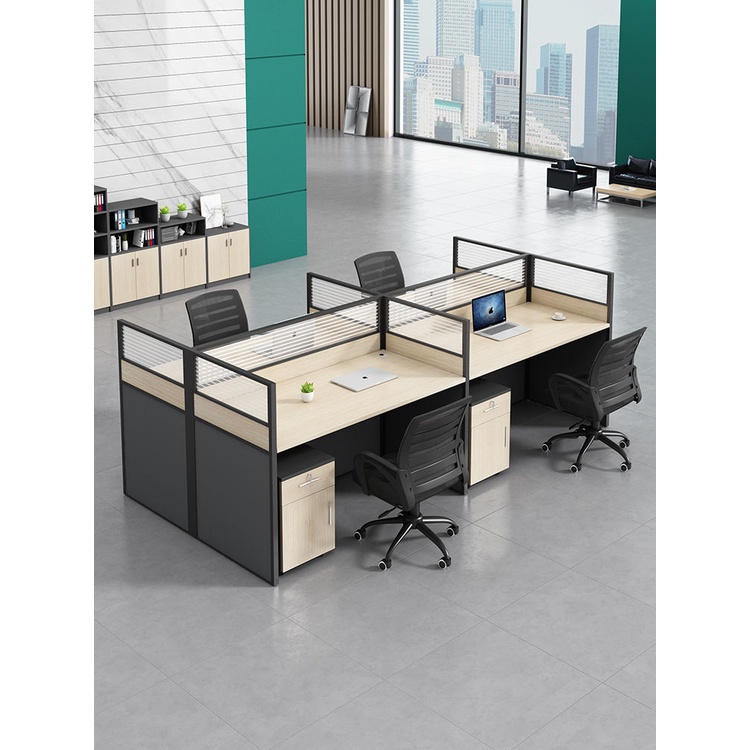 Office desk and chair combination, work station, staff position