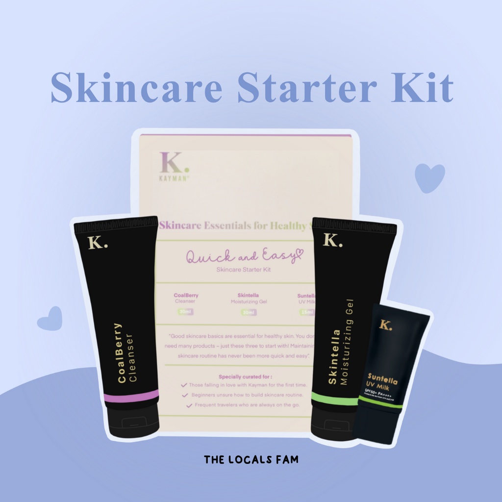 { READY TO SHIP} KAYMAN BEAUTY [PETITE] QUICK AND EASY SKINCARE STARTER KIT