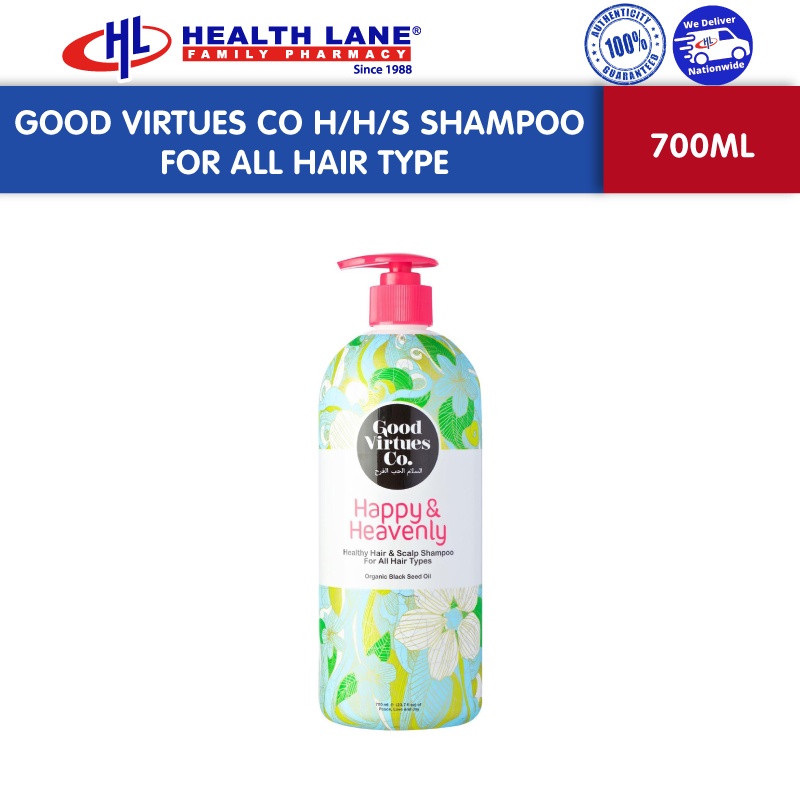 Good Virtues Co Healthy Hair & Scalp Shampoo for All Hair Types