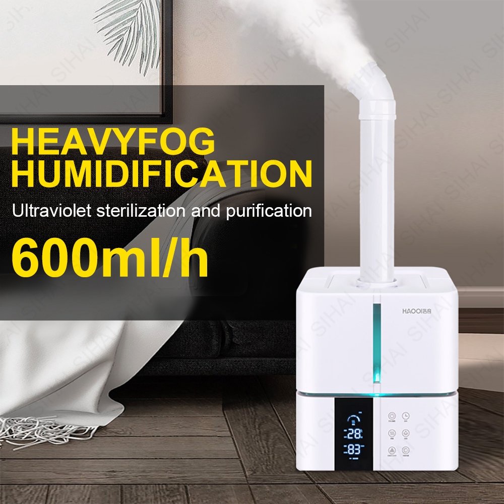 Air Humidifier Large Capacity Industry Grade Humidifier Application 60m2 area humidifier 110-220v with 8H Timing