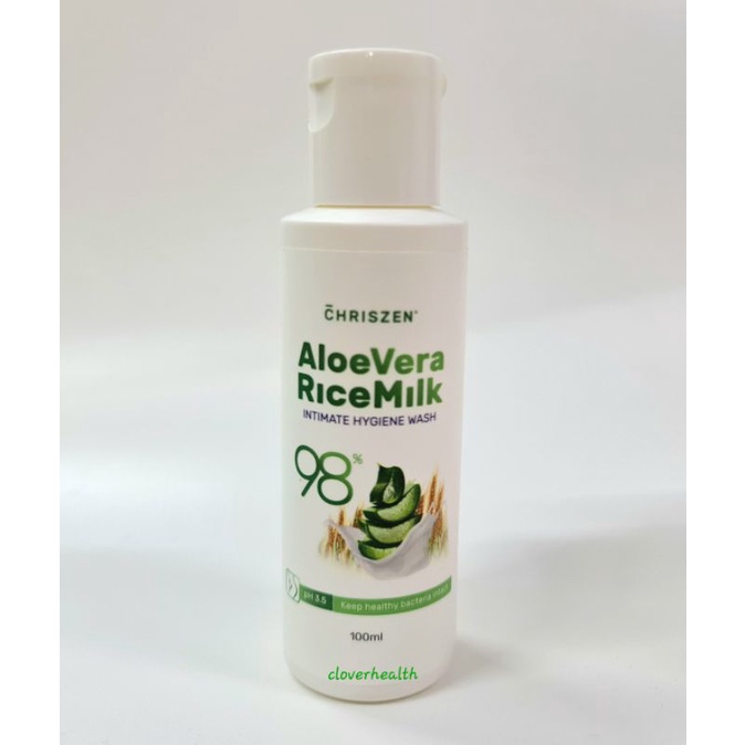 Chriszen 98 Aloe Vera & Rice Milk Intimate Hygiene Wash 100ml Shopee